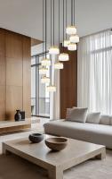LED Chandelier by Z-Lite - Renaud Collection, Modern Gold Finish - 827P6-11R-MGLD-LED