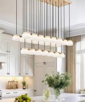 LED Linear Chandelier by Z-Lite - Renaud Collection, Modern Gold Finish - 827P6-23L-MGLD-LED