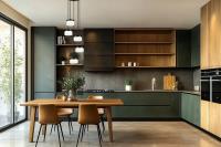 LED Chandelier by Z-Lite - Renaud Collection, Matte Black Finish - 827P6-5R-MB-LED
