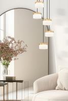 LED Chandelier by Z-Lite - Renaud Collection, Modern Gold Finish - 827P6-5R-MGLD-LED