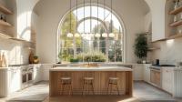 LED Linear Chandelier by Z-Lite - Renaud Collection, Modern Gold Finish - 827P6-7L-MGLD-LED