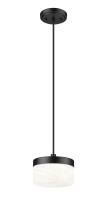 LED Pendant by Z-Lite - Renaud Collection, Matte Black Finish - 827P6-MB-LED