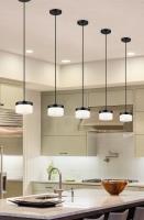 LED Pendant by Z-Lite - Renaud Collection, Matte Black Finish - 827P6-MB-LED
