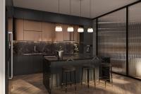 LED Pendant by Z-Lite - Renaud Collection, Modern Gold Finish - 827P6-MGLD-LED