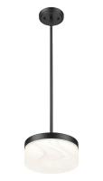 LED Pendant by Z-Lite - Renaud Collection, Matte Black Finish - 827P9-MB-LED