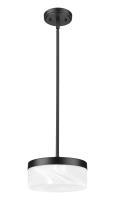 LED Pendant by Z-Lite - Renaud Collection, Matte Black Finish - 827P9-MB-LED