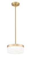 LED Pendant by Z-Lite - Renaud Collection, Modern Gold Finish - 827P9-MGLD-LED