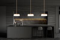 LED Pendant by Z-Lite - Renaud Collection, Modern Gold Finish - 827P9-MGLD-LED