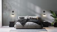 LED Wall Sconce by Z-Lite - Renaud Collection, Matte Black Finish - 827S-MB-LED