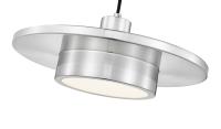 LED Pendant by Z-Lite - Ludo Collection, Brushed Nickel Finish - 829P16-BN-LED