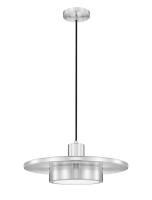 LED Pendant by Z-Lite - Ludo Collection, Brushed Nickel Finish - 829P16-BN-LED