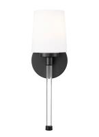 One Light Wall Sconce by Z-Lite - Henri Collection, Matte Black Finish - 7700-1S-MB