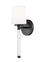One Light Wall Sconce by Z-Lite - Henri Collection, Matte Black Finish - 7700-1S-MB