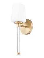 One Light Wall Sconce by Z-Lite - Henri Collection, Modern Gold Finish - 7700-1S-MGLD