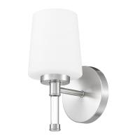 One Light Vanity by Z-Lite - Henri Collection, Brushed Nickel Finish - 7700-1V-BN