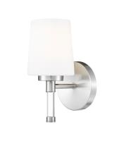 One Light Vanity by Z-Lite - Henri Collection, Brushed Nickel Finish - 7700-1V-BN