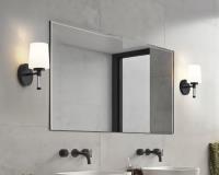 One Light Vanity by Z-Lite - Henri Collection, Matte Black Finish - 7700-1V-MB