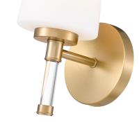 One Light Vanity by Z-Lite - Henri Collection, Modern Gold Finish - 7700-1V-MGLD