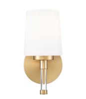 One Light Vanity by Z-Lite - Henri Collection, Modern Gold Finish - 7700-1V-MGLD