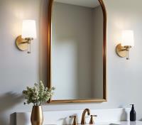One Light Vanity by Z-Lite - Henri Collection, Modern Gold Finish - 7700-1V-MGLD