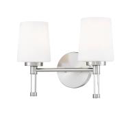 Two Light Vanity by Z-Lite - Henri Collection, Brushed Nickel Finish - 7700-2V-BN