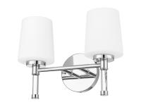 Two Light Vanity by Z-Lite - Henri Collection, Chrome Finish - 7700-2V-CH