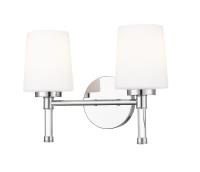 Two Light Vanity by Z-Lite - Henri Collection, Chrome Finish - 7700-2V-CH