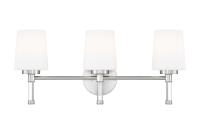Three Light Vanity by Z-Lite - Henri Collection, Brushed Nickel Finish - 7700-3V-BN