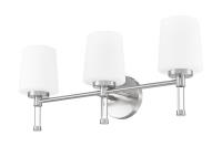 Three Light Vanity by Z-Lite - Henri Collection, Brushed Nickel Finish - 7700-3V-BN