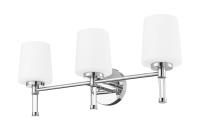 Three Light Vanity by Z-Lite - Henri Collection, Chrome Finish - 7700-3V-CH