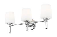Three Light Vanity by Z-Lite - Henri Collection, Chrome Finish - 7700-3V-CH