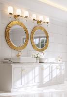 Three Light Vanity by Z-Lite - Henri Collection, Modern Gold Finish - 7700-3V-MGLD