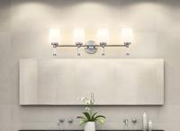 Four Light Vanity by Z-Lite - Henri Collection, Brushed Nickel Finish - 7700-4V-BN