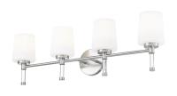 Four Light Vanity by Z-Lite - Henri Collection, Brushed Nickel Finish - 7700-4V-BN