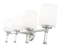 Four Light Vanity by Z-Lite - Henri Collection, Brushed Nickel Finish - 7700-4V-BN
