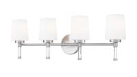 Four Light Vanity by Z-Lite - Henri Collection, Brushed Nickel Finish - 7700-4V-BN