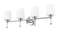 Four Light Vanity by Z-Lite - Henri Collection, Chrome Finish - 7700-4V-CH