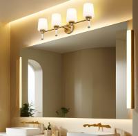 Four Light Vanity by Z-Lite - Henri Collection, Modern Gold Finish - 7700-4V-MGLD