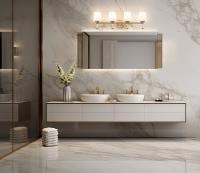 Four Light Vanity by Z-Lite - Henri Collection, Modern Gold Finish - 7700-4V-MGLD