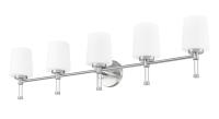 Five Light Vanity by Z-Lite - Henri Collection, Brushed Nickel Finish - 7700-5V-BN