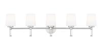 Five Light Vanity by Z-Lite - Henri Collection, Brushed Nickel Finish - 7700-5V-BN