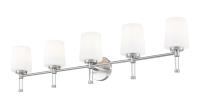 Five Light Vanity by Z-Lite - Henri Collection, Brushed Nickel Finish - 7700-5V-BN
