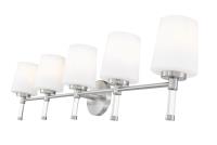 Five Light Vanity by Z-Lite - Henri Collection, Brushed Nickel Finish - 7700-5V-BN