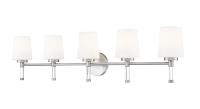 Five Light Vanity by Z-Lite - Henri Collection, Brushed Nickel Finish - 7700-5V-BN