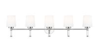 Five Light Vanity by Z-Lite - Henri Collection, Chrome Finish - 7700-5V-CH