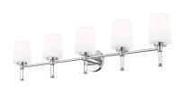 Five Light Vanity by Z-Lite - Henri Collection, Chrome Finish - 7700-5V-CH
