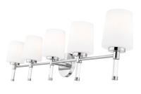 Five Light Vanity by Z-Lite - Henri Collection, Chrome Finish - 7700-5V-CH