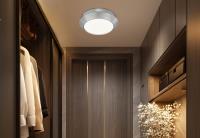 LED Flush Mount by Z-Lite - Quasars Collection, Brushed Nickel Finish - 7701F12-BN-LED