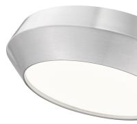 LED Flush Mount by Z-Lite - Quasars Collection, Brushed Nickel Finish - 7701F12-BN-LED