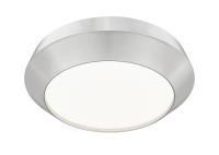 LED Flush Mount by Z-Lite - Quasars Collection, Brushed Nickel Finish - 7701F12-BN-LED